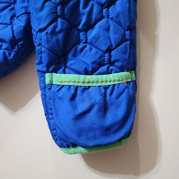 The North Face Infant Reversible Monster Blue Perrito Puffer Jacket - Picture 13 of 16